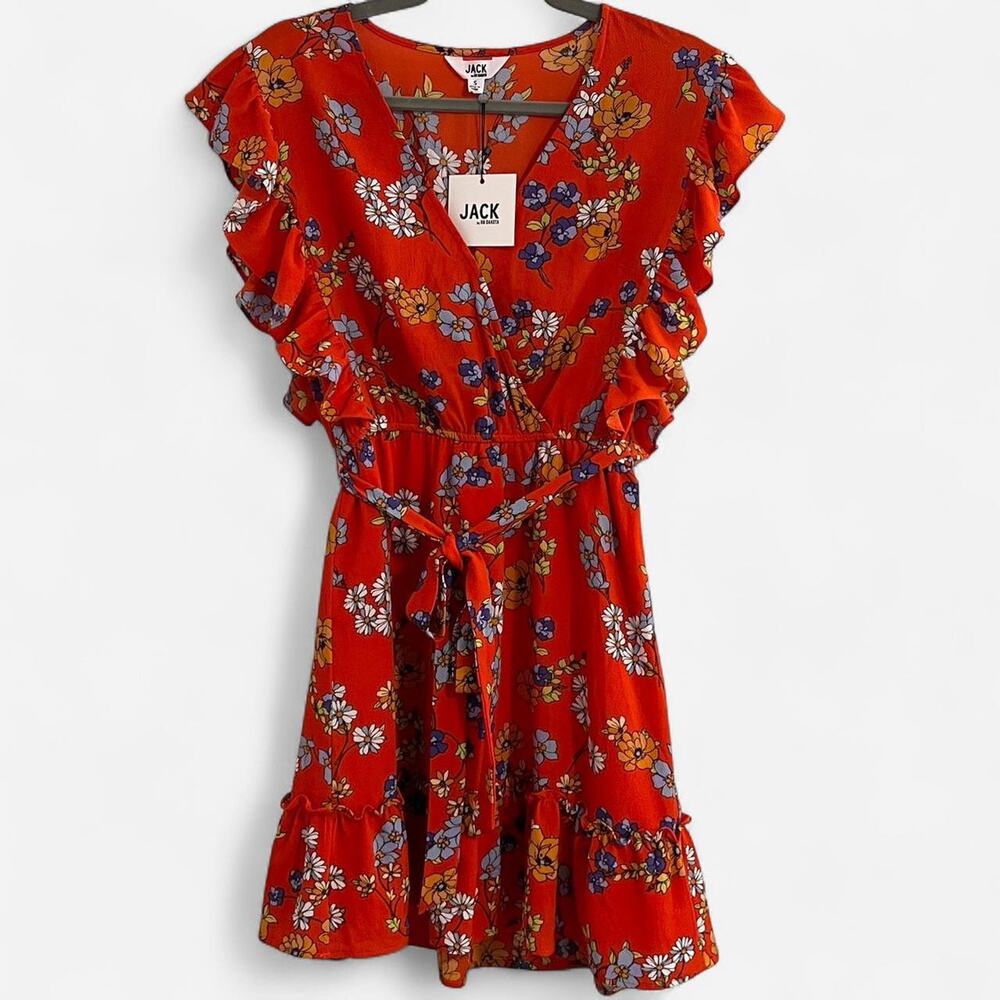 Jack by BB Dakota Floral Print Mini Dress